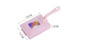 Chổi Lăn Quét Bụi, Lông Thú Có Tay Cầm 12 × 10 cm