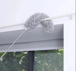 Chổi Quét Bụi Trần Nhà Cán Inox Rút 0,7 – 2,8 m, Đầu Uốn Gập