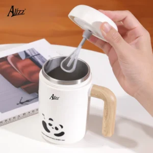 Cốc Tự Khuấy Cà Phê ALIZZ AL-15132 Lòng Inox 304, Sạc USB, 350–400 ml