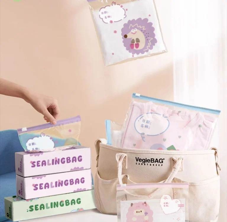 Combo 20 Túi Zip Đựng Quần Áo Trẻ Em 22 × 14 cm