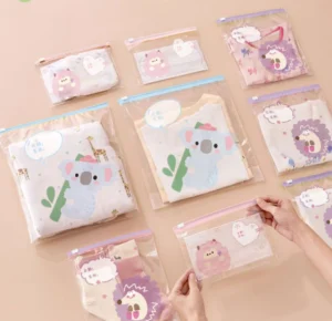 Combo 20 Túi Zip Đựng Quần Áo Trẻ Em 22 × 14 cm