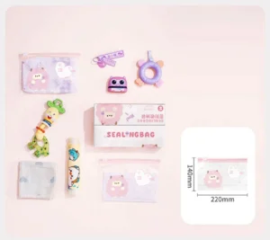 Combo 20 Túi Zip Đựng Quần Áo Trẻ Em 22 × 14 cm