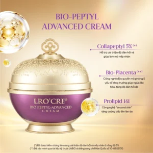 Combo Dưỡng Da Lro'Cre: Serum Elixir Rejuvenation Cells 30 ml Và Kem Bio-Peptyl Advanced 20 g