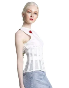 Corset Lưới Định Hình Eo 26 Xương Thép Non, 5 Khuy Cài, Dây Dù 8 Lớp