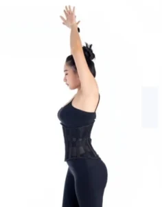 Corset Lưới Định Hình Eo 26 Xương Thép Non, 5 Khuy Cài, Dây Dù 8 Lớp
