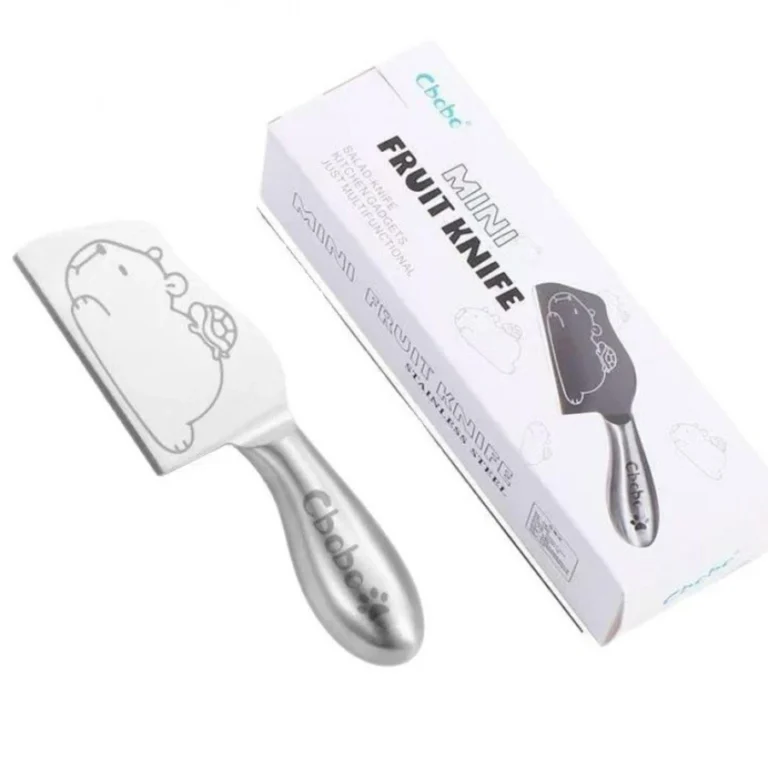 Dao Gọt Trái Cây Mini Hình Capybara Cbobo, Lưỡi Thép 4Cr 7 cm