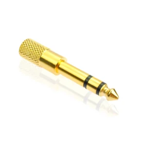 Đầu Chuyển Âm Thanh 3,5 mm Cái Sang 6,35 mm Đực Mạ Vàng