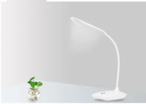 Đèn Bàn Học LED Sạc USB 40 Bóng 3 W, Pin 2.200 mAh, Màu Trắng