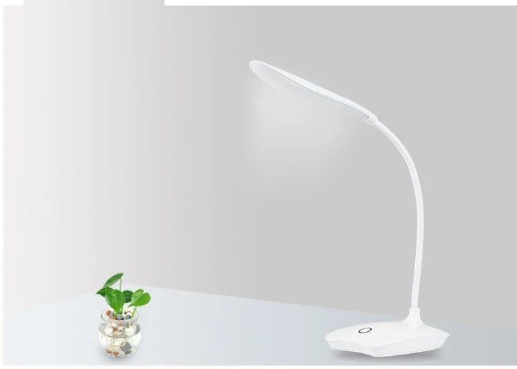 Đèn Bàn Học LED Sạc USB 40 Bóng 3 W, Pin 2.200 mAh, Màu Trắng