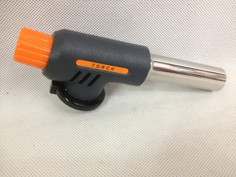 Đèn Khò Gas Mini Đánh Lửa Tự Động Có Hệ Thống Sấy Gas, Dùng Lon Gas Butane