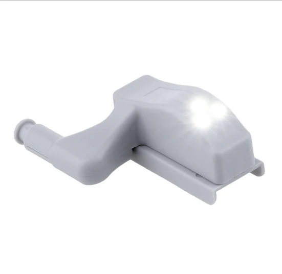 Đèn LED Bản Lề Tủ 3 Bóng Tự Sáng Khi Mở Cửa, Gắn Tủ Quần Áo, Tủ Bếp 7 × 2 cm