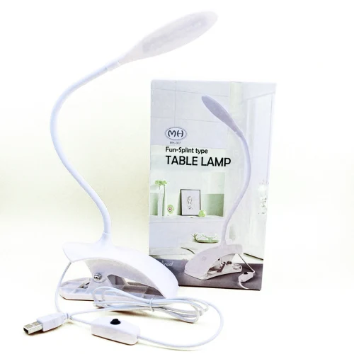 Đèn LED Kẹp Bàn Cổ Uốn Cắm USB MH-007