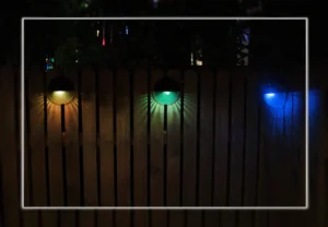 Đèn LED Năng Lượng Mặt Trời Cảm Biến Chuyển Động 10 × 10 cm Gắn Tường, Hàng Rào, Sân Vườn