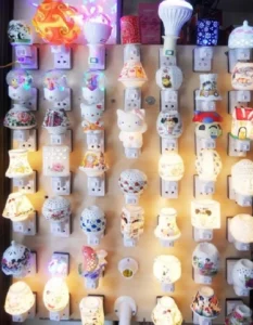 Đèn Ngủ Gốm Cắm Điện Mini, Mẫu Giao Ngẫu Nhiên
