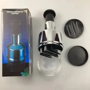 Dụng Cụ Băm Dập Hành Tỏi Ớt Rau Củ Cầm Tay Dạng Nhấn Nhựa Và Thép Không Gỉ