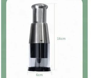 Dụng Cụ Băm Tỏi Ớt Inox Cầm Tay 16 x 6 cm