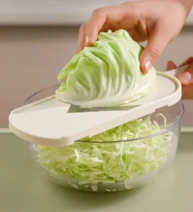 Dụng Cụ Bào Bắp Cải Sợi Kiểu Nhật Lưỡi Chữ V, Cầm Tay