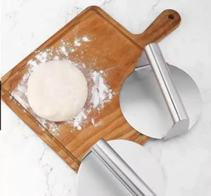 Dụng Cụ Ép Thịt Burger, Ép Bánh Tròn Inox Có Tay Cầm