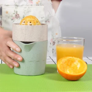 Dụng Cụ Vắt Cam Bằng Tay Lúa Mạch 600 ml, Có Cốc Hứng