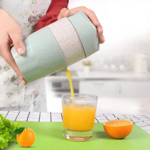 Dụng Cụ Vắt Cam Bằng Tay Lúa Mạch 600 ml, Có Cốc Hứng
