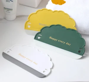 Gạt Nước Silicone Cầm Tay Hình Đám Mây 16 × 8,5 cm Lau Kính, Gương, Vách Tắm