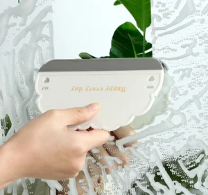 Gạt Nước Silicone Cầm Tay Hình Đám Mây 16 × 8,5 cm Lau Kính, Gương, Vách Tắm