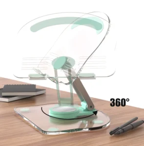 Giá Đỡ iPad, Điện Thoại Acrylic Trong Suốt Xoay 360° KF-Z11