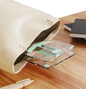 Giá Đỡ iPad, Điện Thoại Acrylic Trong Suốt Xoay 360° KF-Z11