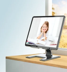 Giá Đỡ Máy Tính Bảng, Điện Thoại CCT17 Hợp Kim Nhôm Gập Phẳng, Chỉnh Độ Cao