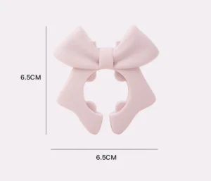Giá Gác Muỗng Silicone Hình Nơ Kẹp Thành Nồi 6,5 cm, Chống Nhỏ Nước Ra Bếp