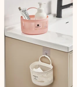 Giỏ Treo Dán Tường Đựng Đồ Bếp, Nhà Tắm 14,3 x 13,4 cm
