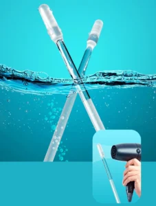 Hộp 24 Que Lấy Ráy Tai Nhựa Trong Đầu Xoắn Mềm, Mỗi Người Dùng Riêng