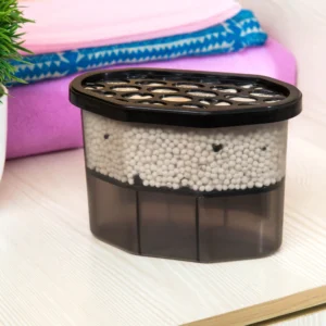 Hộp Hút Ẩm Khử Mùi Than Hoạt Tính 12,8 × 10,5 cm Đặt Tủ Quần Áo, Tủ Giày, Xe Hơi