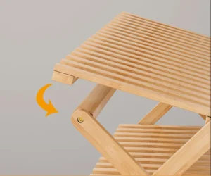 Kệ Để Giày Dép Gỗ 3 Tầng 70 cm Khung Chữ X Xếp Gọn