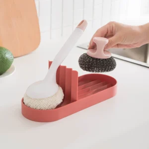 Kệ Để Xà Phòng, Bàn Chải 2 Ngăn 9 × 25 × 3 cm