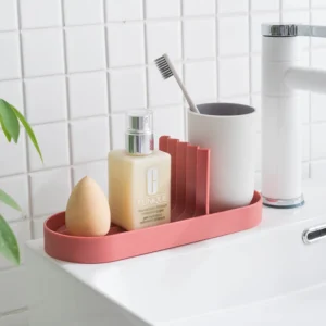 Kệ Để Xà Phòng, Bàn Chải 2 Ngăn 9 × 25 × 3 cm