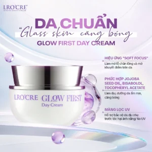 Kem Dưỡng Ban Ngày Lro'Cre Glow First Day Cream 25 g, Làm Nền Trang Điểm