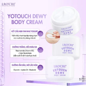 Kem Dưỡng Thể Lro'Cre Yotouch Dewy Body Cream 100 g, Dưỡng Sáng Có Chống Nắng