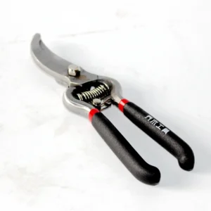 Kéo Cắt Tỉa Cành Cây Lưỡi Cong Dài 20 cm, Cán Kim Loại Bọc Cao Su Chống Trượt