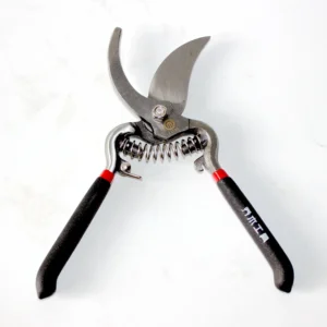 Kéo Cắt Tỉa Cành Cây Lưỡi Cong Dài 20 cm, Cán Kim Loại Bọc Cao Su Chống Trượt