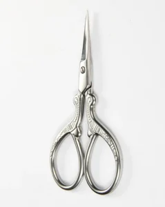 Kéo Tỉa Lông Mày Mini Thép Không Gỉ Màu Bạc 9,5 × 4,8 cm