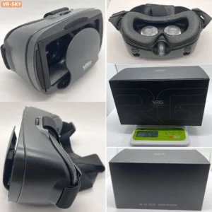 Kính Thực Tế Ảo VR Cho Điện Thoại Đeo Đầu, Đệm Mút Êm, 190 × 100 × 110 mm, 380 g