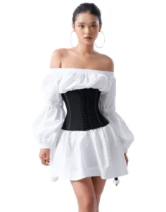 Đai Nịt Bụng Latex Hong Kong 25 Xương Thép Non, Cao Su Non Nguyên Miếng