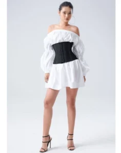 Đai Nịt Bụng Latex Hong Kong 25 Xương Thép Non, Cao Su Non Nguyên Miếng