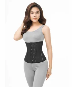 Gen Nịt Bụng Latex Luxury Cao Su Non Nguyên Khối, 25 Xương Thép Non, Lót Cotton