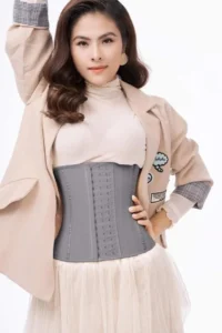 Gen Nịt Bụng Latex Luxury Cao Su Non Nguyên Khối, 25 Xương Thép Non, Lót Cotton