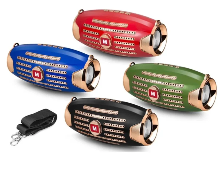 Loa Bluetooth M219 Có Dây Đeo, Khe Thẻ Nhớ Và USB