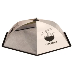 Lồng Bàn Vải Gấp Gọn 78 × 78 × 25 cm Đậy Mâm Cơm, Chống Bụi, Ruồi Muỗi