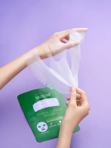 Mặt Nạ Giấy Bio Cellulose Lro'Cre Restoring Mask HA+, Hộp 5 Miếng 125 g