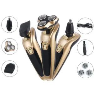 Máy Cạo Râu Đa Năng 3188 Lưỡi Kép, Kèm Đầu Thay, Sạc Điện